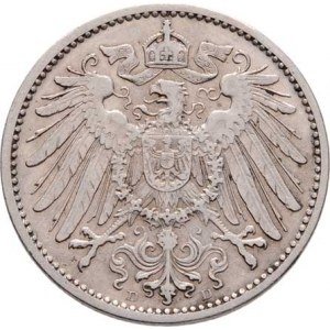 Německo - drobné ražby císařství, Marka 1899 D, KM.14 (Ag900), 5.493g, nep.hr.,