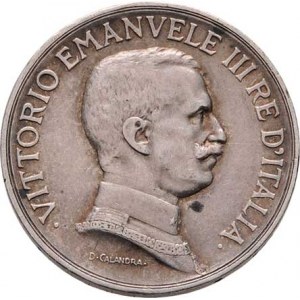 Itálie, Viktor Emanuel III., 1900 - 1946, Lira 1917 R, Řím, KM.57 (Ag835), 4.991g, nep.hr.,