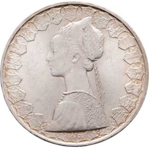 Itálie, republika, 1946 -, 500 Lira 1958 R, KM.98 (Ag835), 10.969g, nep.hr.,