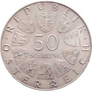 Rakousko - II. republika, 1945 -, 50 Šilink 1973 - Bummerlhaus, KM.2916 (Ag900, 20.0g),