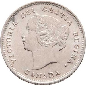 Kanada, Victoria, 1837 - 1901, 5 Cent 1899, KM.2 (Ag925), 1.166g, nep.hr.,