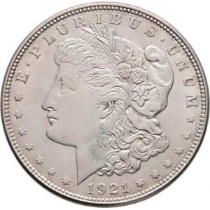 USA, Dolar 1921 - Morgan, KM.110 (Ag900), 26.792g,