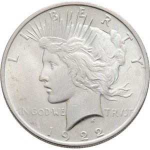 USA, Dolar 1922 - Mírový, KM.150 (Ag900), 26.687g,