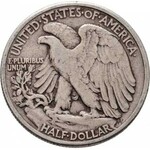 USA, 1/2 Dolar 1934, 1942 - stojící Liberty, KM.142