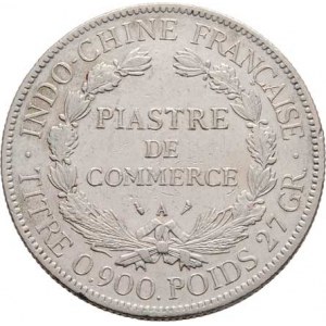 Francouzská Indočína, Piastr 1903 A, Paříž, KM.5a.1 (Ag900), 26.838g,