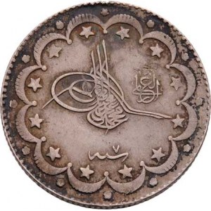 Turecko, Muhammad V., 1909 - 1918, 10 Piastr AH.1327, 7.rok vlády = 1915, KM.772