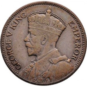Fiji, George V., 1910 - 1936, Shilling 1934, KM.4 (Ag500), 5.614g, nep.rysky, pěkná
