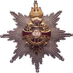 Rakousko - Uhersko, František Josef I., 1848 - 1916, Řád Františka Josefa - hvězda I. nebo II