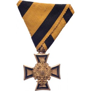 Rakousko - Uhersko, František Josef I., 1848 - 1916, Služební kříž za 40 let - typ 1890, Mark