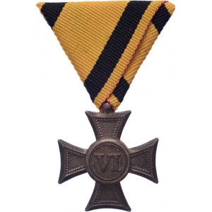 Rakousko - Uhersko, František Josef I., 1848 - 1916, Služební kříž za 6 let - typ 1913, Marko
