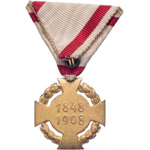 Rakousko - Uhersko, František Josef I., 1848 - 1916, Jubilejní kříž 1908 - pro vojenské osoby
