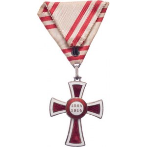 Rakousko - Uhersko, František Josef I., 1848 - 1916, Červený kříž - kříž II.třídy - mírová sk