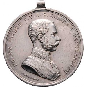 Rakousko - Uhersko, František Josef I., 1848 - 1916, Malá stříbrná medaile za statečnost, Mar