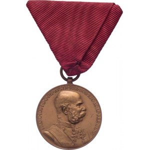 Rakousko - Uhersko, František Josef I., 1848 - 1916, Jubilejní vojenská pamětní medaile 1898,