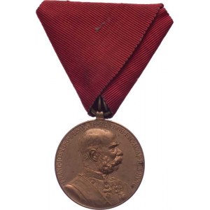 Rakousko - Uhersko, František Josef I., 1848 - 1916, Jubilejní vojenská pamětní medaile 1898,