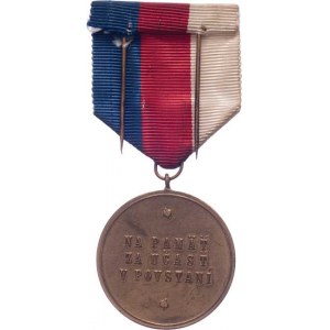 Československo, Pamětní medaile Řádu SNP, VM.16-III, Sign.K, stuha