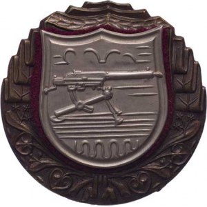 Československo - vojenské střelecké odznaky, Střelec z lehkého kulometu - II.třída - Sign.Z