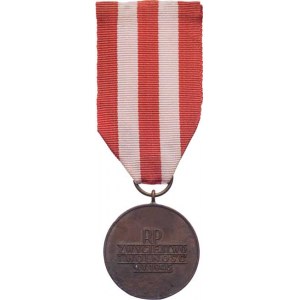 Polsko, republika, 1944 - 1989, Medaile vítězství a svobody 1945 - patinovaný bronz,