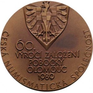 Olomouc - pobočka ČNS, Grmela a Doležal - 60 let pobočky 1989 - moravská