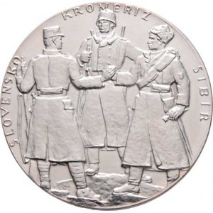 Březa Rudolf, 1888 - 1955, Město Kroměříž - ženijnímu pluku 1935 - tři stojící