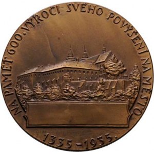 Hám Anton, 1899 - 1965, Třebíč - na paměť 600.výročí povýšení na město 1935 -