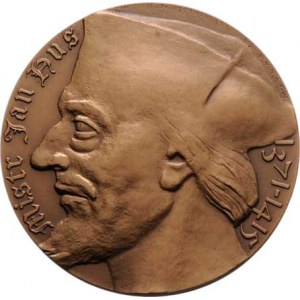 Mlynář Miroslav, 1938 -, Jan Hus - 600 let Betlémské kaple 1991 - hlava zleva,