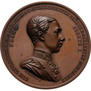 Seidan Václav, 1817 - 1870, Fr.Josef I. - AE medaile pražských ostrostřelců 1852