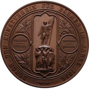 Seidan Václav, 1817 - 1870, Josef V.Radecký - AE medaile na odhalení pomníku 1858
