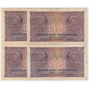 Československo - bankovky Národ. banky Československé, 10 Koruna 1927, série N176,N177,N178,N