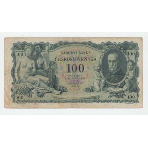Československo - bankovky Národ. banky Československé, 100 Koruna 1931, série Gb, BHK.25b, He