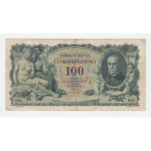 Československo - bankovky Národ. banky Československé, 100 Koruna 1931, série Ja, BHK.25b, He