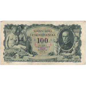 Československo - bankovky Národ. banky Československé, 100 Koruna 1931, série Pb, BHK.25b, He