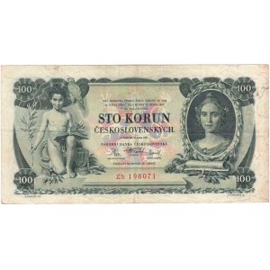 Československo - bankovky Národ. banky Československé, 100 Koruna 1931, série Zb, BHK.25b, He