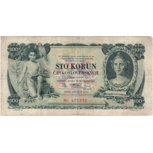 Československo - bankovky Národ. banky Československé, 100 Koruna 1931, sér. Hc, BHK.25c, He.