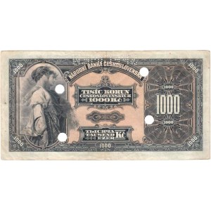 Československo - bankovky Národ. banky Československé, 1000 Koruna 1932, série A, BHK.26, He.