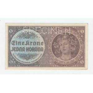 Protektorát Čechy a Morava, 1939 - 1945, 1 Koruna (1940) - série H033, BHK.30, He.32b.s1,