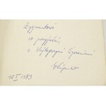 Zbigniew Osiński, Teatr Dionizosa [autograf]