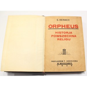 Salomon Reinach, Orpheus historia powszechna religij
