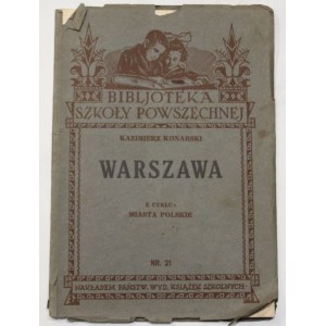 Kazimierz Konarski, Warszawa z cyklu Miasta Polskie