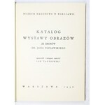MNW. Katalog wystawy obrazów ze zbiorów Dr. Jana Popławskiego