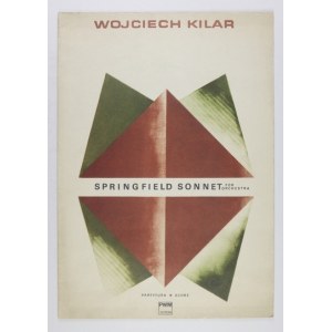 KILAR Wojciech - Springfield Sonnet na orkiestrę. Partytura. Kraków 1970. Polskie Wydawnictwo Muzyczne. folio, s....