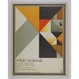 LUTOSŁAWSKI Witold - Koncert podwójny na obój, harfę i orkiestrę kameralną. Wyd. I