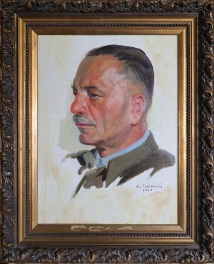 Edmund CZARNECKI (1906-1990), Portret Kazimierza Świtalskiego, współpracownika Józefa Piłsudskiego, 1934