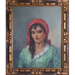 J. GILLOUME, 20th century, Gypsy woman