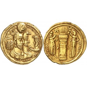 Empire sassanide, Bahram II (276-293). Dinar Or ND (après 283).