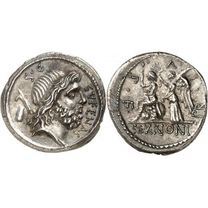 Nonia, Marcus Nonius Sufenas. Denier 59 av. J.-C., Rome.
