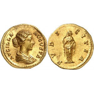 Lucille, femme de Lucius Verus (161-169). Aureus ND (c.165), Rome.