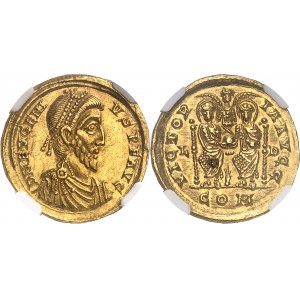 Eugène (392-394). Solidus 392-394, Lyon.