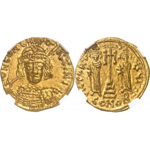 Constantin IV (668-685). Solidus ND (674-681), Syracuse.