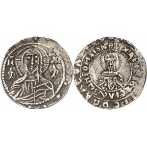 Jean V Paléologue (1341-1391). Stavraton ou demi-hyperpyron ND (c.1367-1376), Constantinople.